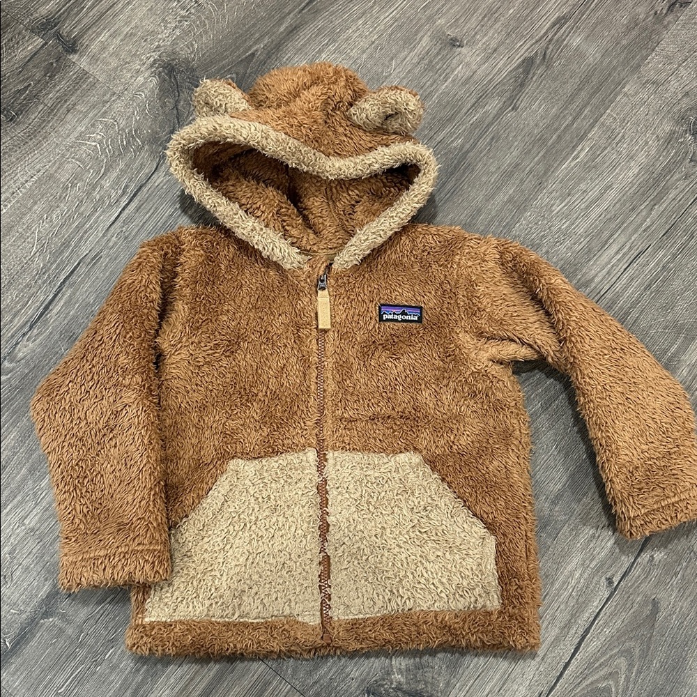 Patagonia Tan Fleece Jacket
